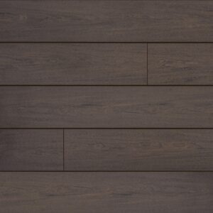 Dunkle Farbtöne von Terrassendielen. Vor- und Nachteile. Bunte Gegenstände oder Accessoires heben sich besser von der dunklen Wenge-Oberfläche ab.
