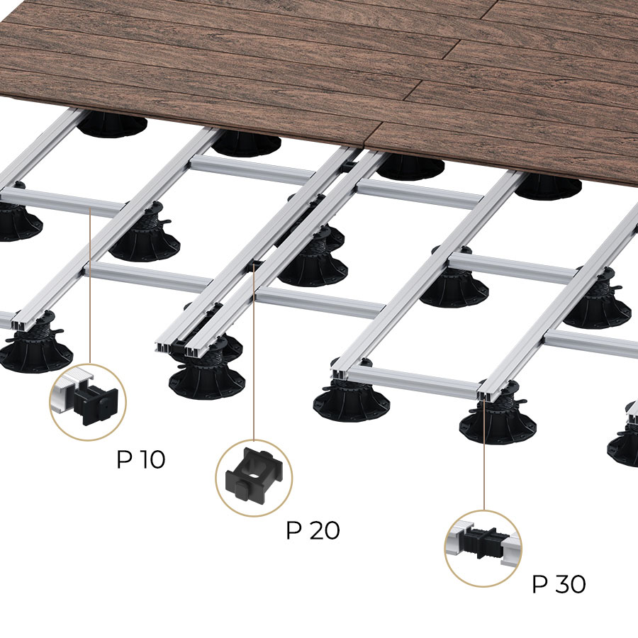 Aluminium-Unterkonstruktion Bruggan Expert