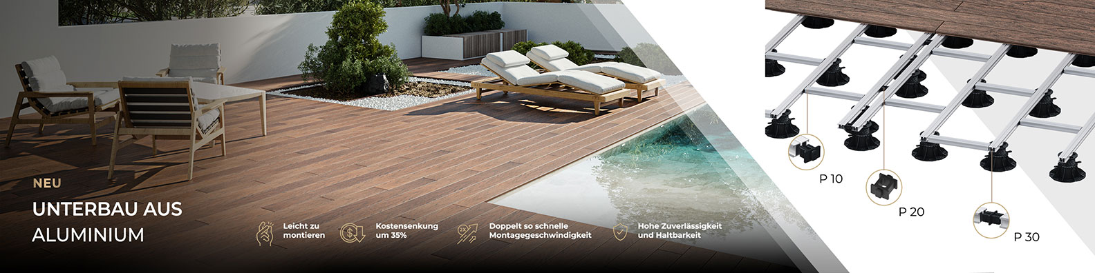 Bruggan Expert Aluminium-Unterkonstruktion
